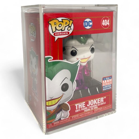 Funko Pop! DC Heroes: The Joker (Metallic Shanghai China Exclusive) - Picture 2 of 7